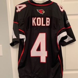 Arizona Cardinals Black Reebok Jersey - #4 KOLB